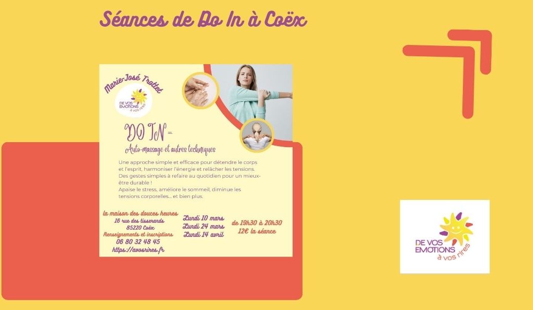 Séances de Do In à Coëx à « La maison des douces heures ».