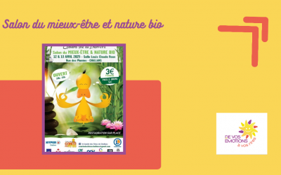 Salon mieux-être et nature bio à Challans le 12 et 13 avril 2025
