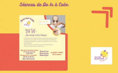 Séances de Do In mai-juin à La Maison des Douces Heures à Coëx